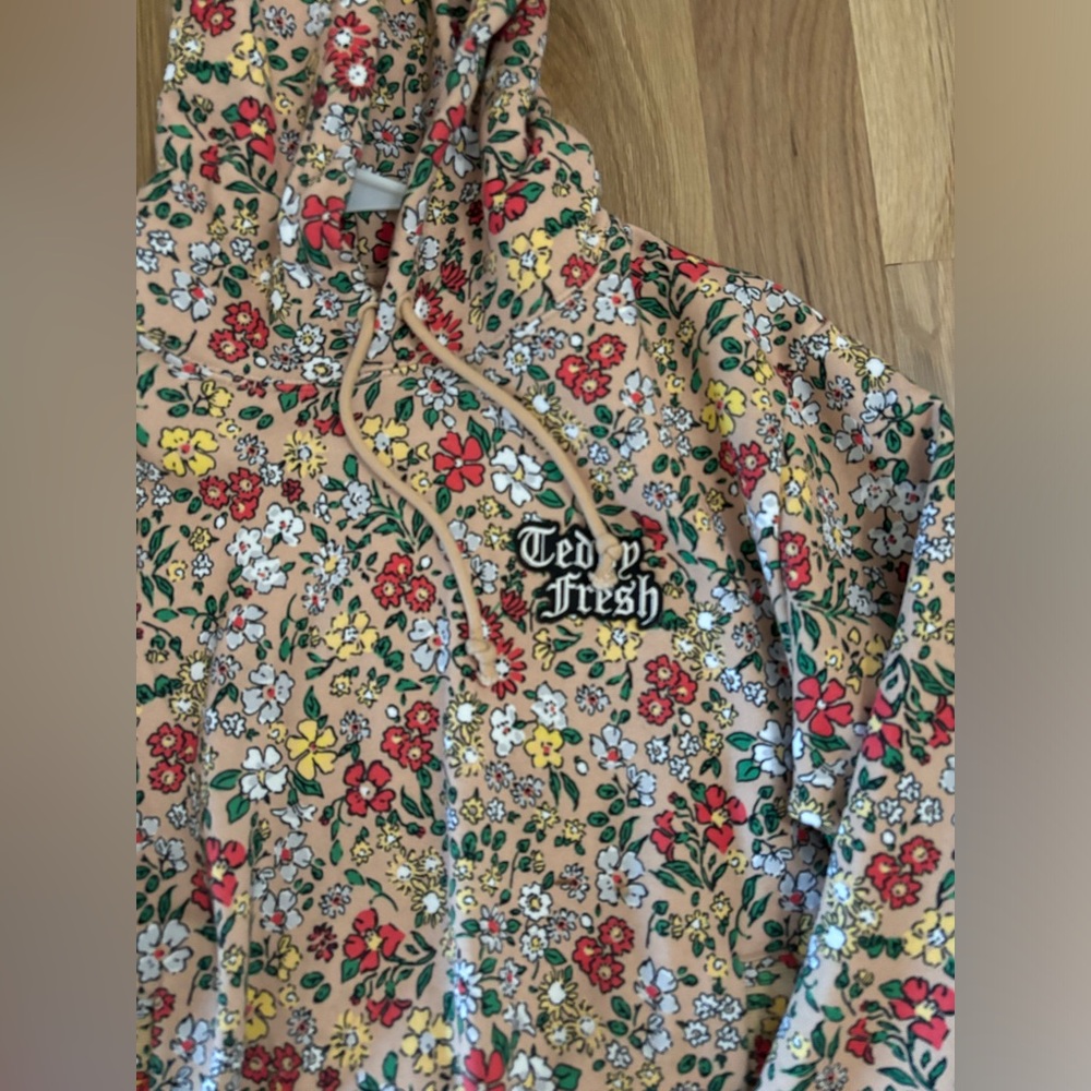 Grandma Floral Teddy Fresh Hoodie